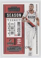 Season Ticket - CJ McCollum