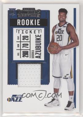 2020-21 Panini Contenders - Rookie Ticket Swatches #RS-UDK - Udoka Azubuike