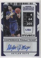 Sticker Autographs - Skylar Mays #/75