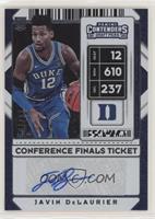 Sticker Autographs - Javin DeLaurier #/75