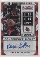 Sticker Autographs - Dwayne Sutton #/99