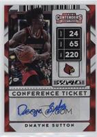 Sticker Autographs - Dwayne Sutton #/99