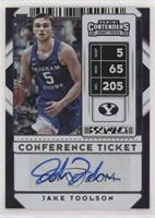 Sticker Autographs - Jake Toolson #/99