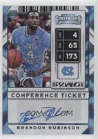 Sticker Autographs - Brandon Robinson #/99