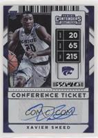 Sticker Autographs - Xavier Sneed #/99