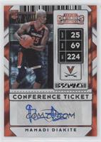 Sticker Autographs Variation - Mamadi Diakite #/99