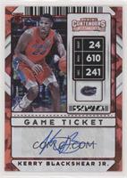 Sticker Autographs - Kerry Blackshear Jr. #/23