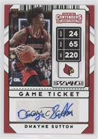 Sticker Autographs - Dwayne Sutton