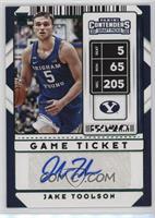 Sticker Autographs - Jake Toolson