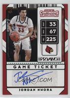 Sticker Autographs - Jordan Nwora