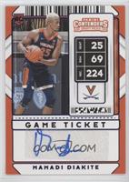 Sticker Autographs Variation - Mamadi Diakite #/99