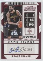 Sticker Autographs - Grant Riller