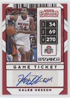 Sticker Autographs - Kaleb Wesson