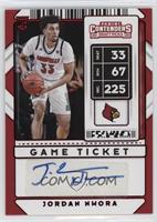 Sticker Autographs - Jordan Nwora