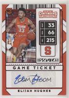 Sticker Autographs - Elijah Hughes