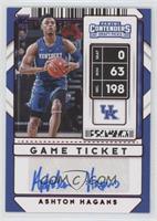 Sticker Autographs - Ashton Hagans