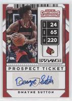 Sticker Autographs - Dwayne Sutton