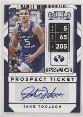 2020-21 Panini Contenders Draft Picks - [Base] - Prospect Ticket #128 - Sticker Autographs - Jake Toolson