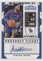 Sticker Autographs Variation - Isaiah Moss