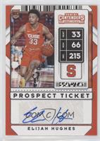 Sticker Autographs - Elijah Hughes