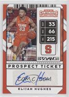 Sticker Autographs - Elijah Hughes