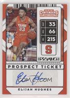 Sticker Autographs - Elijah Hughes