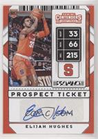 Sticker Autographs Variation - Elijah Hughes