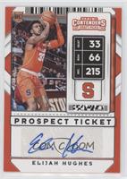 Sticker Autographs Variation - Elijah Hughes