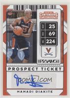 Sticker Autographs Variation - Mamadi Diakite