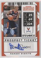 Sticker Autographs Variation - Mamadi Diakite