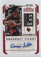 Sticker Autographs - Dwayne Sutton #/24