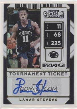 2020-21 Panini Contenders Draft Picks - [Base] - Tournament Ticket #108.2 - Sticker Autographs Variation - Lamar Stevens /49