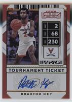 Sticker Autographs - Braxton Key #/49