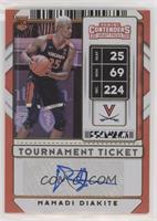 Sticker Autographs Variation - Mamadi Diakite #/49