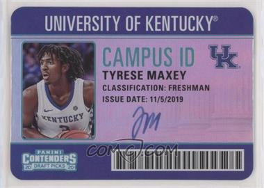 2020-21 Panini Contenders Draft Picks - Campus ID #11 - Tyrese Maxey