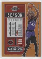 Season Ticket - Pascal Siakam #/49