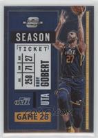 Season Ticket - Rudy Gobert (Prizm Text Back Error)