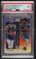 Stephen Curry, James Wiseman [PSA 9 MINT]