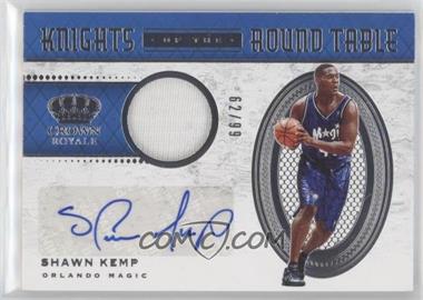 2020-21 Panini Crown Royale - Knights of the Round Table Jersey Autographs #KR-SKP - Shawn Kemp /99