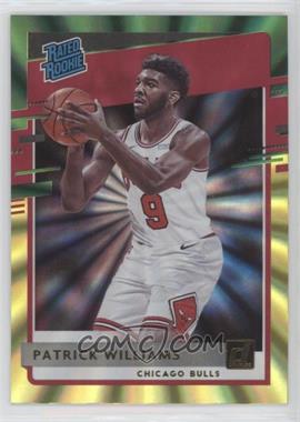 2020-21 Panini Donruss - [Base] - Green & Yellow Laser #227 - Rated Rookies - Patrick Williams