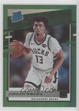 2020-21 Panini Donruss - [Base] - Green Flood #220 - Rated Rookies - Jordan Nwora