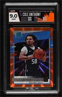 Rated Rookies - Cole Anthony [HGA 9 MINT]