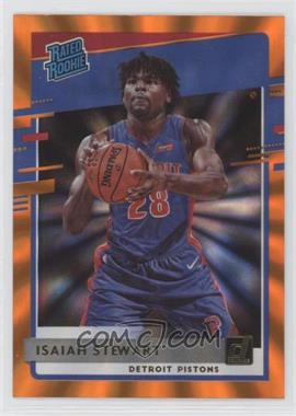 2020-21 Panini Donruss - [Base] - Orange Laser #233 - Rated Rookies - Isaiah Stewart