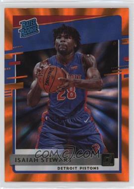 2020-21 Panini Donruss - [Base] - Orange Laser #233 - Rated Rookies - Isaiah Stewart