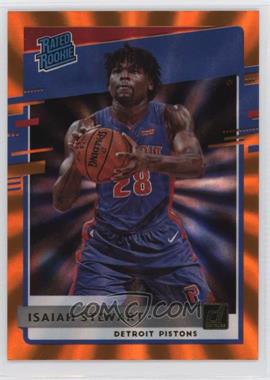 2020-21 Panini Donruss - [Base] - Orange Laser #233 - Rated Rookies - Isaiah Stewart