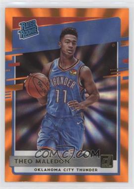 2020-21 Panini Donruss - [Base] - Orange Laser #242 - Rated Rookies - Theo Maledon