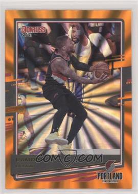 2020-21 Panini Donruss - [Base] - Orange Laser #28 - Damian Lillard