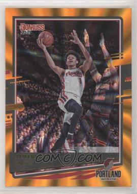 2020-21 Panini Donruss - [Base] - Orange Laser #87 - Anfernee Simons