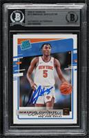 Rated Rookies - Immanuel Quickley [BAS BGS Authentic]