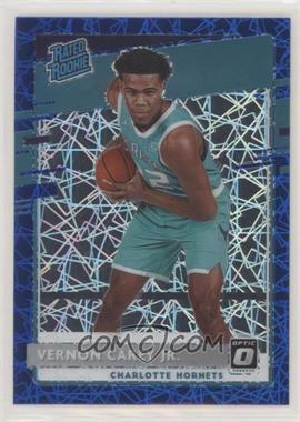 2020-21 Panini Donruss Optic - [Base] - Blue Velocity Prizm #182 - Rated Rookie - Vernon Carey Jr.